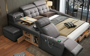 Smart Bed Monica Dark Grey