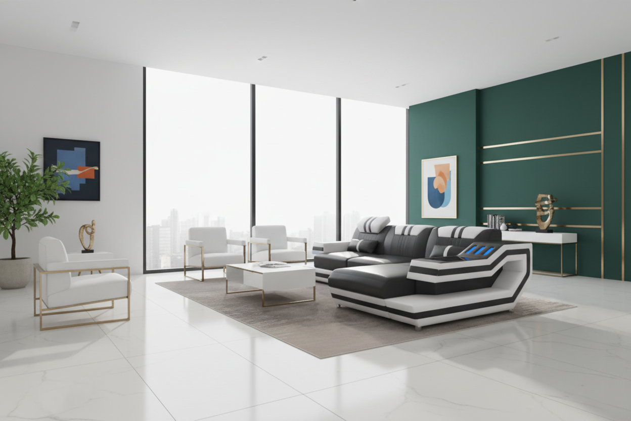 Aura Compact Sectional gallery