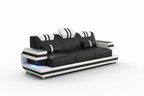 Aura Leather Sofa Set - Sofa