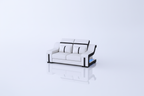 Lisa Leather Sofa Set - 2-Seater Only