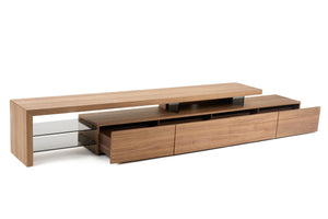 Modrest Loreta - Modern Walnut TV Stand