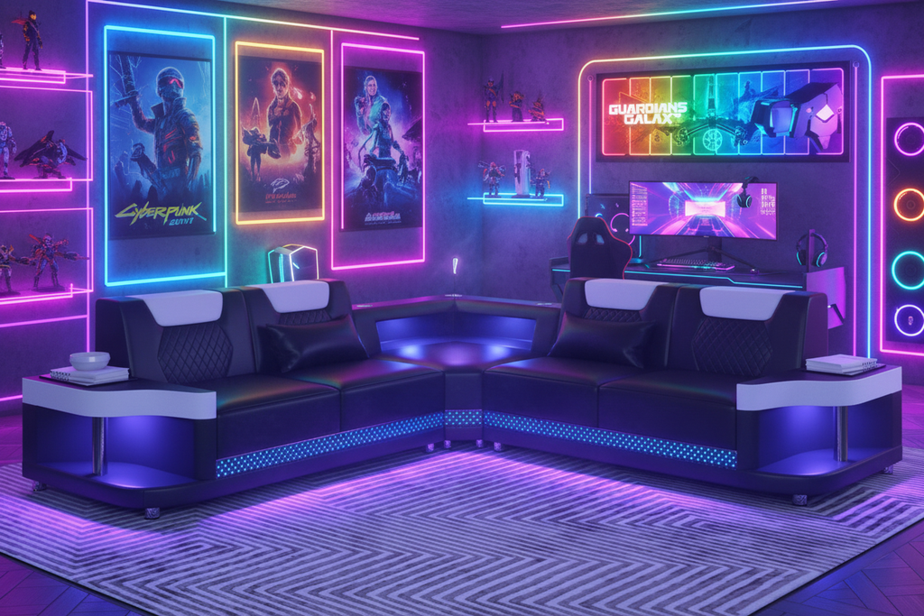 NEXA Corner Sectional - RGB Gaming