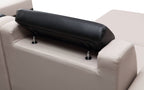 Venus Modern Leather Sectional with LED Light