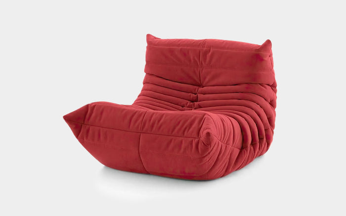 Caterpillar Modern Tufted Lounge Chair