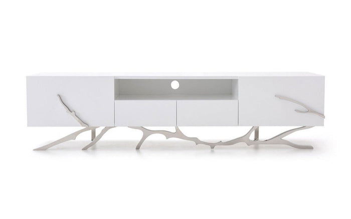 Catalina Modern White TV Stand