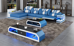 Maximus Modern Recliner Sectional With Mood Light | Futuristic Furniture