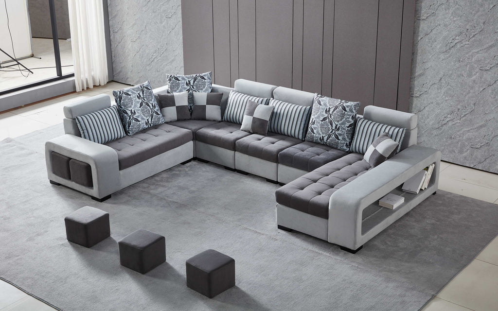Selena Style D Sectional With Chaise