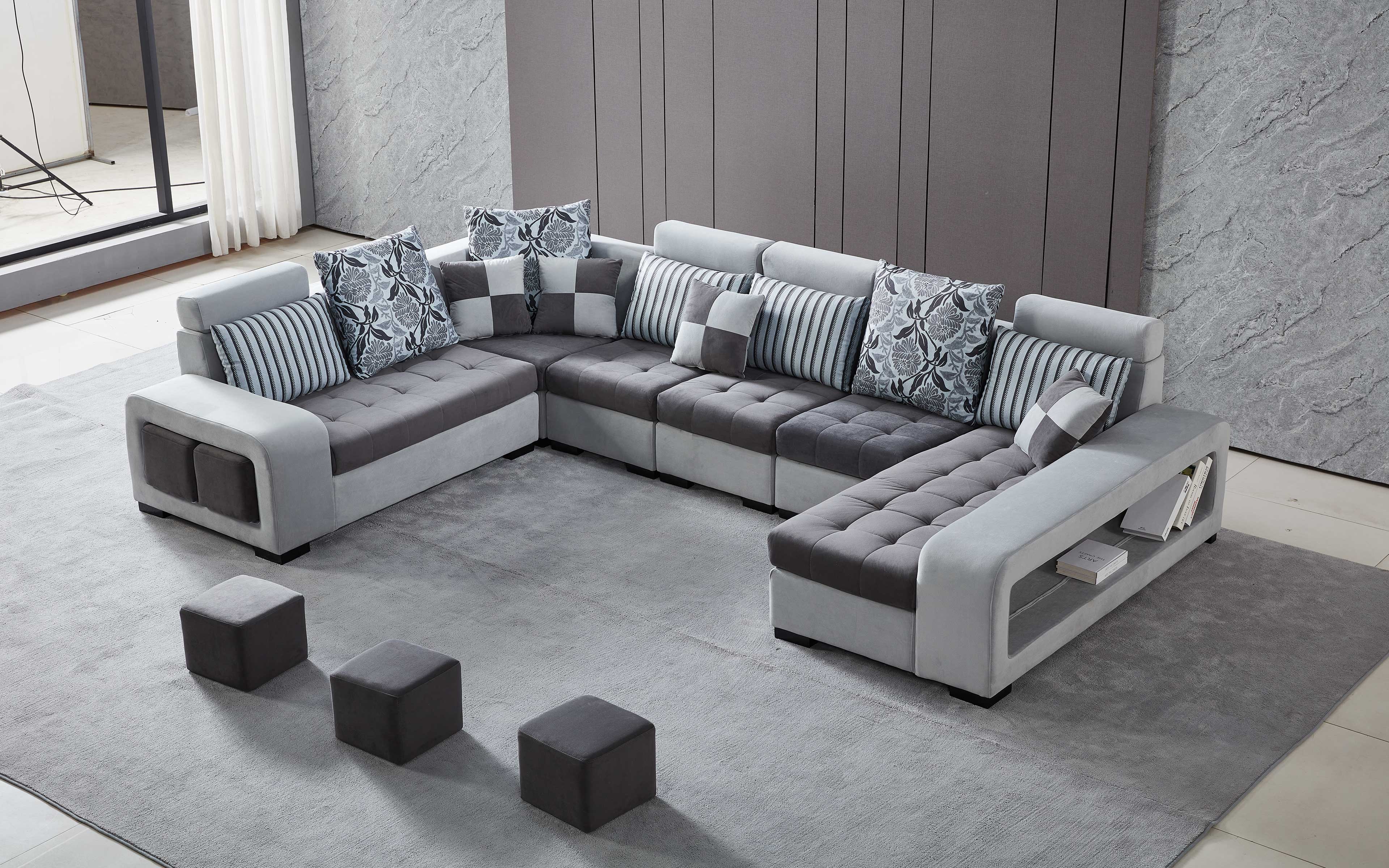 Selena Style D Sectional With Chaise