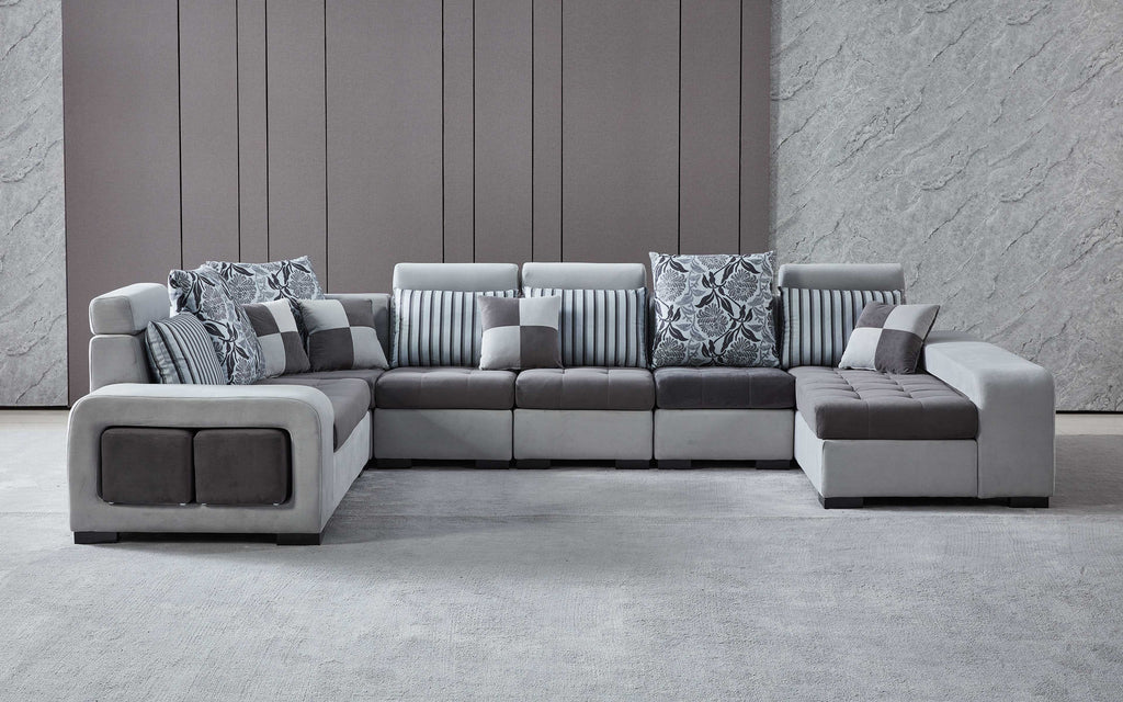 Selena Style D Sectional With Chaise