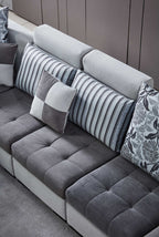 Selena Style D Sectional With Chaise
