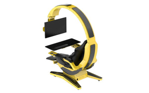 HAMISH ULTIMATE WORKING AND GAMING COMPUTER DESK WITH RECLINER