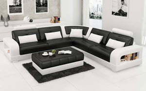 Ulubray Modern Leather Sectional