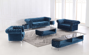 Lenmus Tufted Sofa Set