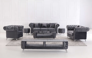 Lenmus Tufted Sofa Set