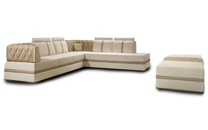 Royal Modern Leather Sectional