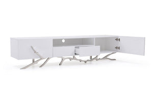 Catalina Modern White TV Stand