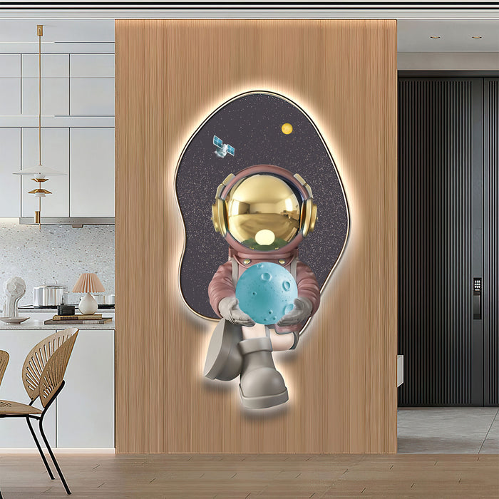 Futuristic Wall Art Space Adventure Astronaut