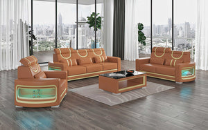 Luca Modern Sofa Set with LED Light