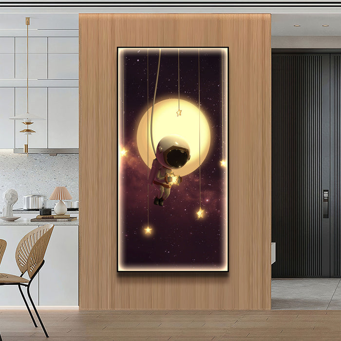 Futuristic Wall Art Space-travel Astronaut