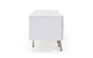 Catalina Modern White TV Stand