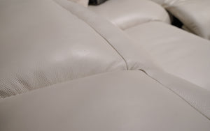 Rose Modern Leather Reclining Sectional