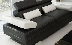 Merdell Modern Leather Sofa Set