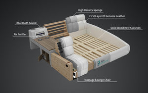 Upgraded Monica Multifunctional Smart Bed | Futuristic Furniture