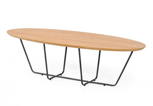 Amelia - Industrial Large Oak Coffee Table