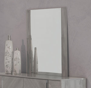 Louisa Italian Modern Grey Mirror