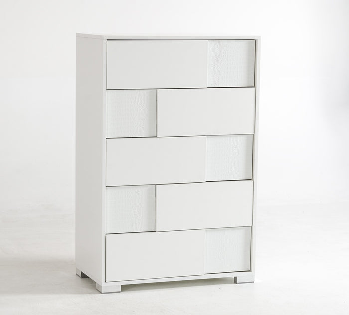 Anderm Italian Modern White Chest