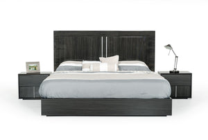 Axman Italian Modern Grey Bed