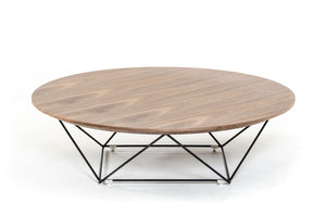 Badolato Modern Walnut Coffee Table