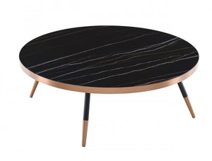 Filettino - Modern Black Ceramic Coffee Table