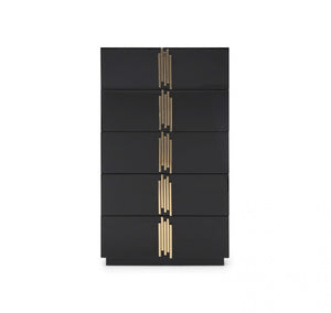 Tavi Modern Black & Gold Chest