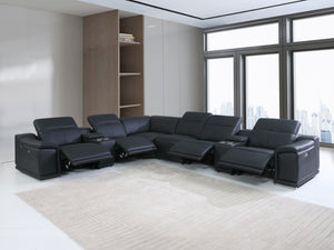 Logan Modern Sectional with Recliner