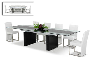 Glass Top Dining Table