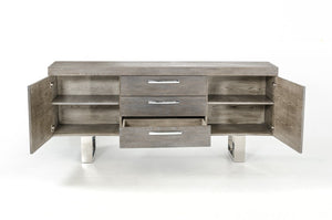 Grey Buffet Table