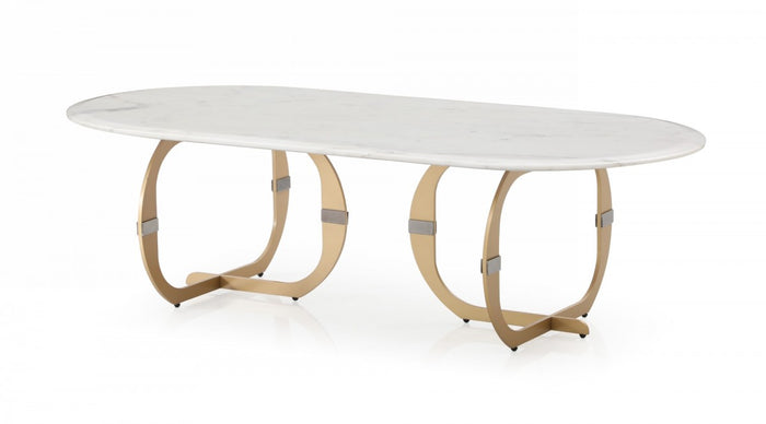 Ostia - Modern Marble Coffee Table