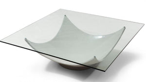 Sabrina Modern White Coffee Table