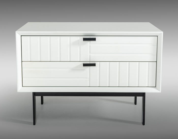 Vanity Contemporary White Nightstand